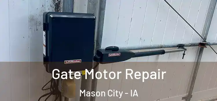 Gate Motor Repair Mason City - IA